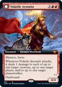Volatile Arsonist (Extended Art) - Innistrad: Crimson Vow - Magic: The Gathering card