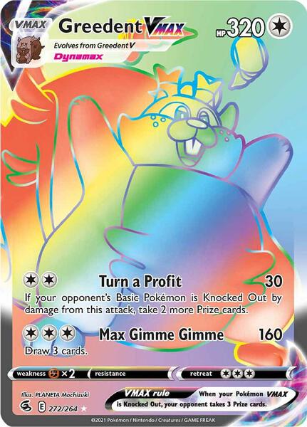 Greedent VMAX (Secret) card image