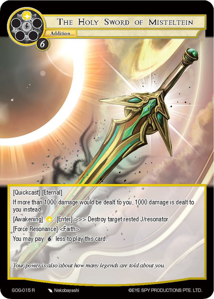 The Holy Sword of Misteltein