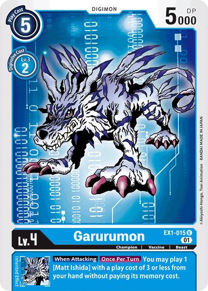 ポケモンカードゲーム 2025 DIGIMON JP L GARURUMON #101 Garurumon - Classic Collection - Digimon Card Game - TCGplayer.com