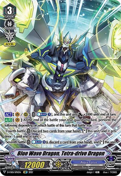 Blue Wave Dragon, Tetra-drive Dragon (SP)