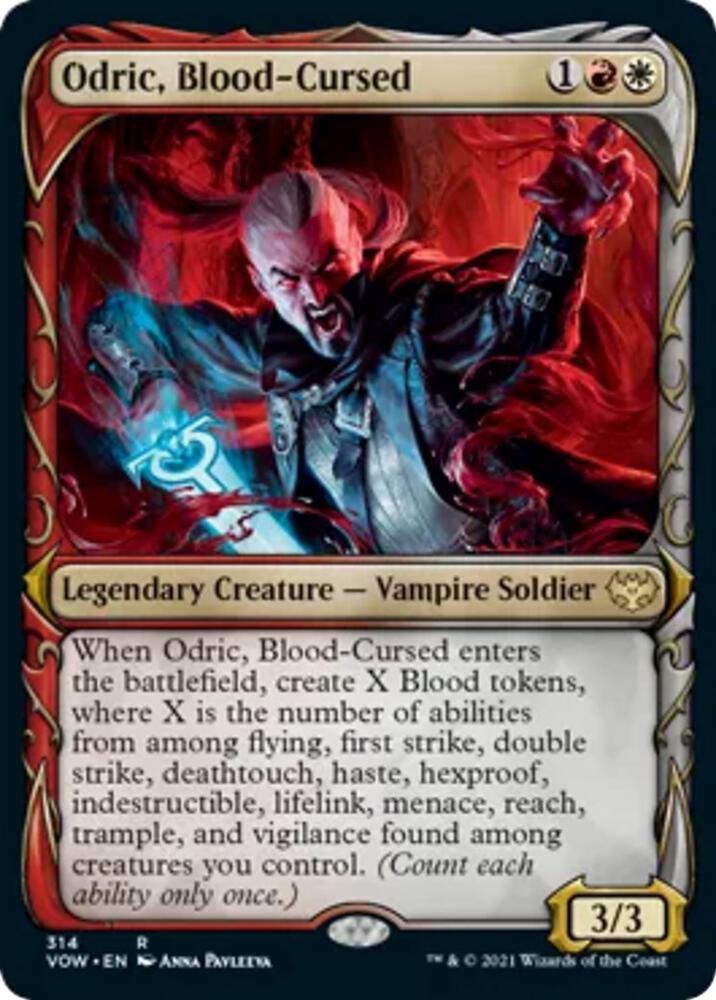 Odric, Blood-Cursed (Showcase) - Innistrad: Crimson Vow - Magic