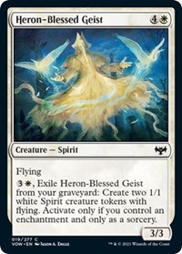 Heron-Blessed Geist - Innistrad: Crimson Vow - Magic: The Gathering card
