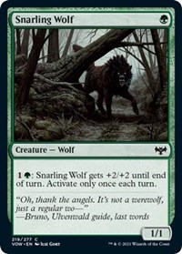 Snarling Wolf (Innistrad: Crimson Vow)