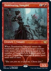 Dominating Vampire (Play Promos)