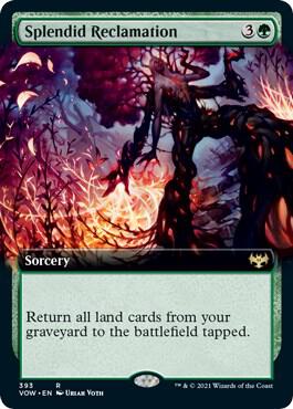 Splendid Reclamation (Extended Art) - Innistrad: Crimson Vow
