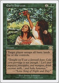 Early Harvest - Classic Sixth Edition - Magic: The Gathering card