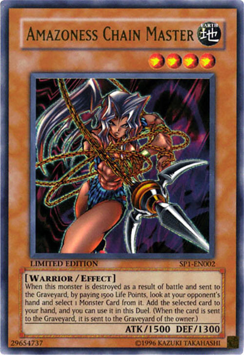 Yu Select  Amazoness Chain Master - Sneak Preview Series 1 - YuGiOh