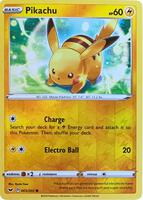Pikachu [Reverse Cosmos Holo] #65 from Pokemon Sword & Shield set