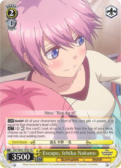 Escape, Ichika Nakano
