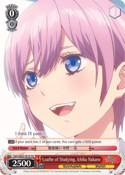 Loathe of Studying, Ichika Nakano