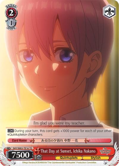 That Day at Sunset, Ichika Nakano