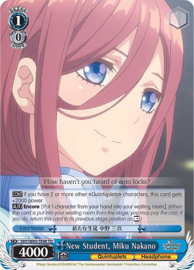 New Student, Miku Nakano