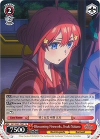Blossoming Fireworks, Itsuki Nakano (5HY/W83-TE87 TD) card
