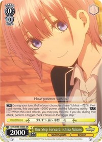 One Step Forward, Ichika Nakano (SR) (5HY/W83-E006S SR) card