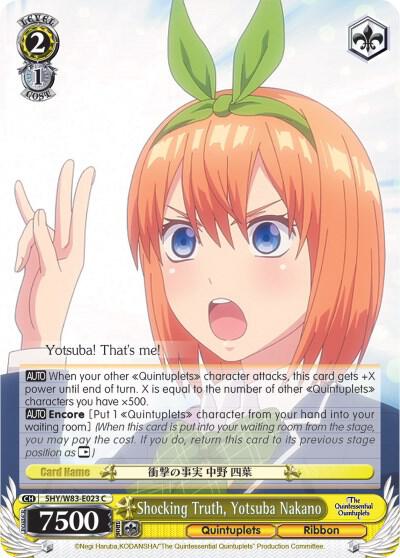 Shocking Truth, Yotsuba Nakano