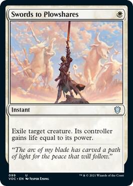 Swords to Plowshares - Commander: Innistrad: Crimson Vow - Magic