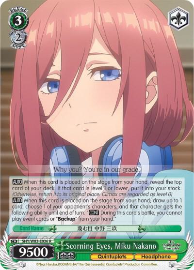 Scorning Eyes, Miku Nakano