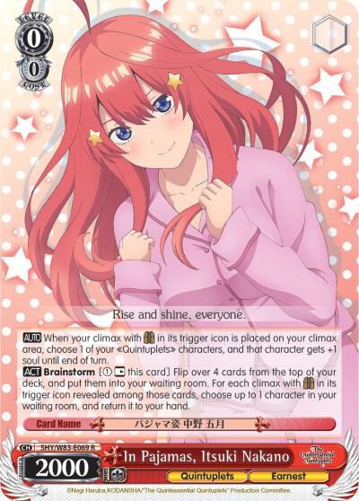 In Pajamas, Itsuki Nakano