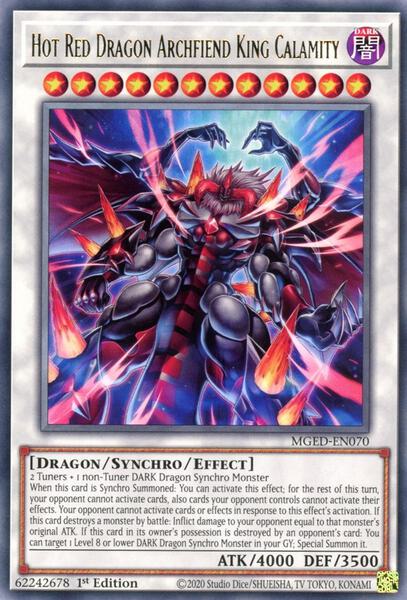 Hot Red Dragon Archfiend King Calamity - Maximum Gold: El Dorado