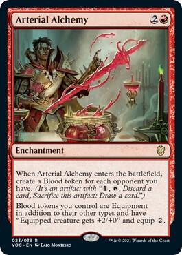 Arterial Alchemy - Commander: Innistrad: Crimson Vow - Magic: The Gathering - TCGplayer.com Arterial Alchemy - Commander: Innistrad: Crimson Vow - Magic: The Gathering - TCGplayer.com