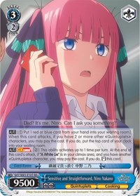 Sensitive and Straightforward, Nino Nakano (5HY/W83-E105 RR+) card