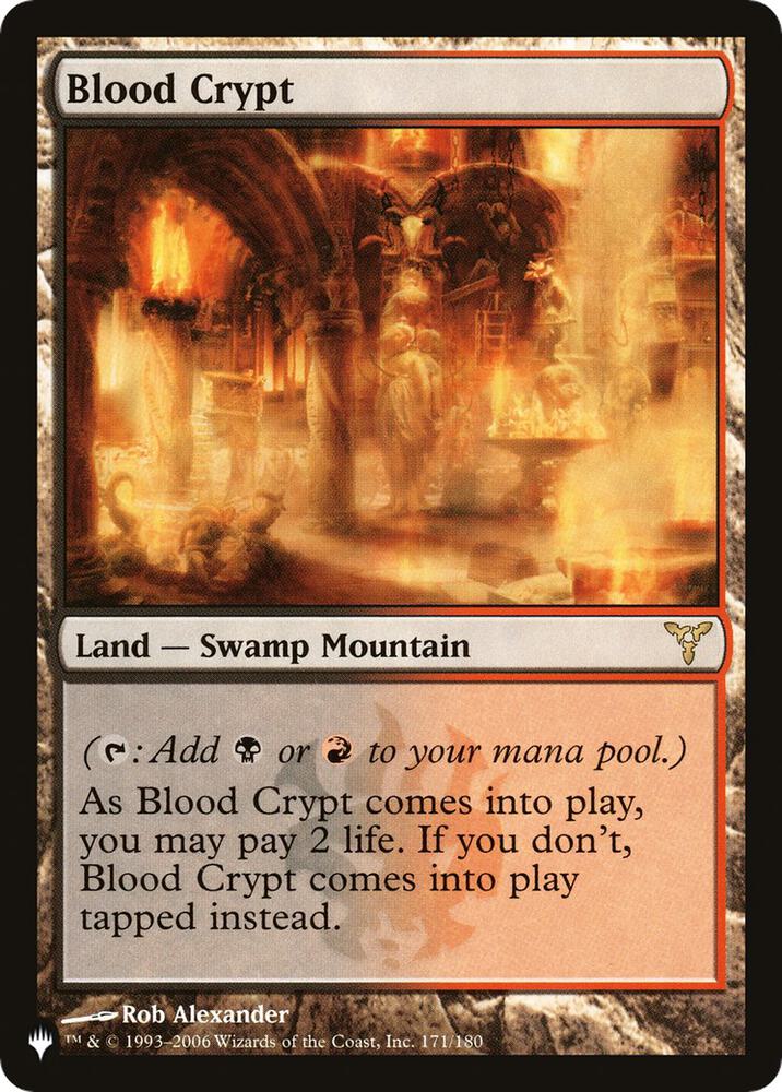 血の墓所/Blood Crypt 血の墓所 (Blood Crypt) · Return to Ravnica (RTR) #238 · Scryfall