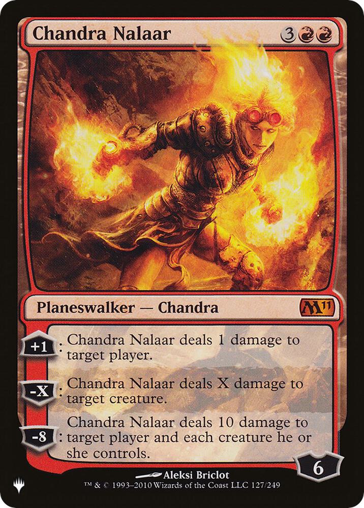 Chandra Nalaar #M11-127 — The List