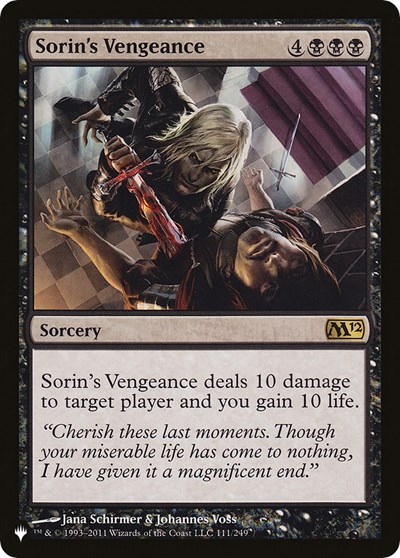 Sorins Vengeance