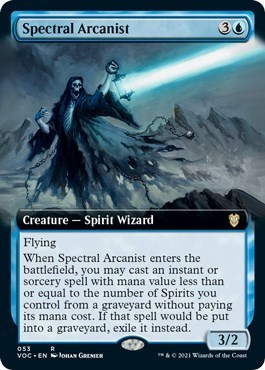 Spectral Arcanist Extended Art