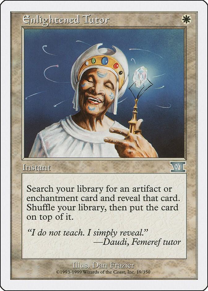 悟りの教示者 Enlightened Tutor 6ED第6版 Foil MTG 悟りの教示者 (Enlightened Tutor) · Dominaria Remastered (DMR