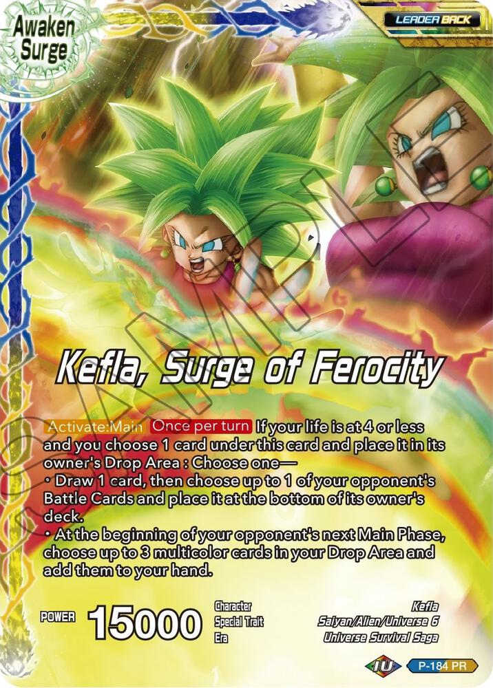 Kefla // Kefla, Surge of Ferocity - Mythic Booster - Dragon Ball