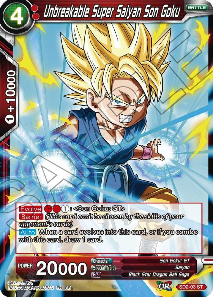 Unbreakable Super Saiyan Son Goku - Mythic Booster - Dragon Ball