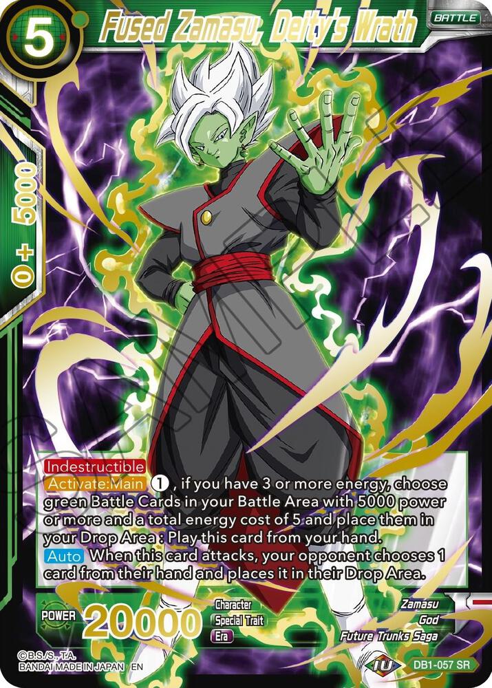 ジュンタロスさま Fused Zamasu, Deity's Wrath (Gold Stamped) - Mythic Booster