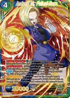 Android 18, Full of Rage (Gold Stamped) - Mythic Booster - Dragon