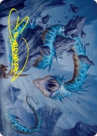 Biolume Serpent Art Card (Gold-Stamped Signature) - Art Series: Innistrad: Crimson Vow - Magic: The Gathering card