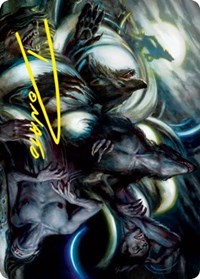 Lunar Rejection Art Card (Gold-Stamped Signature)