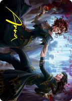 mtg crimson vow art cards Innistrad: Box Print Enchanted creature has flying Art Series: Innistrad: Crimson Vow