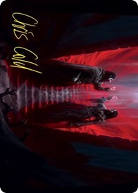 Vampires' Vengeance Art Card (Gold-Stamped Signature)
