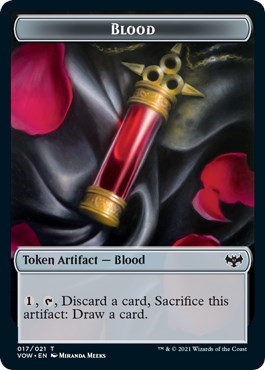 Blood // Treasure Double-Sided Token