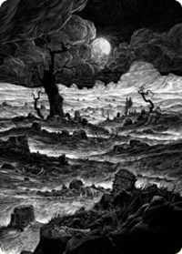 Plains (78/81) Art Card - Art Series: Innistrad: Crimson Vow - Magic: The Gathering card