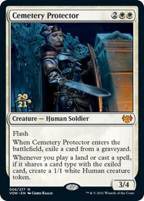 Cemetery Protector #6 – Prerelease Cards (Mythic)