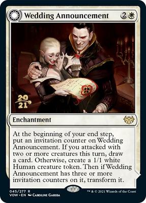 Wedding Announcement #45 – Prerelease Cards (Rare)