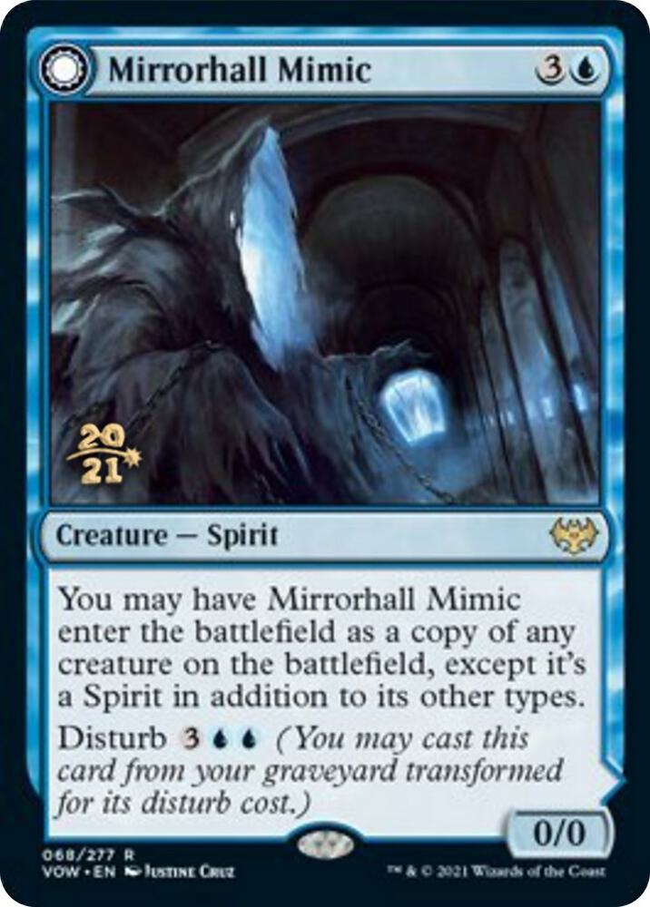 Mirrorhall Mimic // Ghastly Mimicry #68s — Innistrad: Crimson Vow Promos