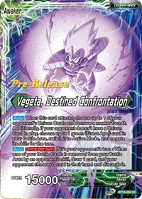 Vegeta // Vegeta, Destined Confrontation card art