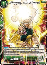 Nappa, on Guard