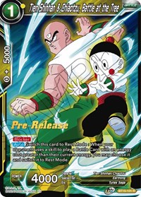 Tien Shinhan & Chiaotzu, Battle at the Tree card art