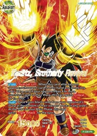 Raditz // Raditz, Brotherly Revival (Gold Stamped) card art