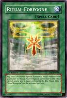 Yu-Gi-Oh! - Ritual Foregone - HISU-EN054 - Invocadores Ocultos - 1ª Edición - Super Rare