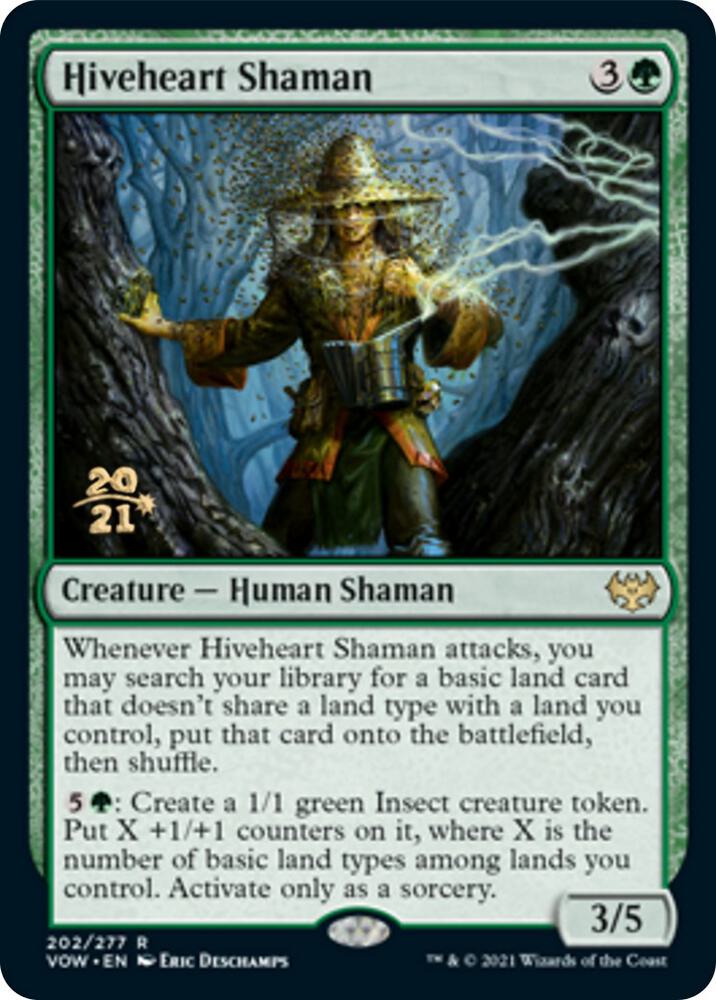 Hiveheart Shaman #202s — Innistrad: Crimson Vow Promos